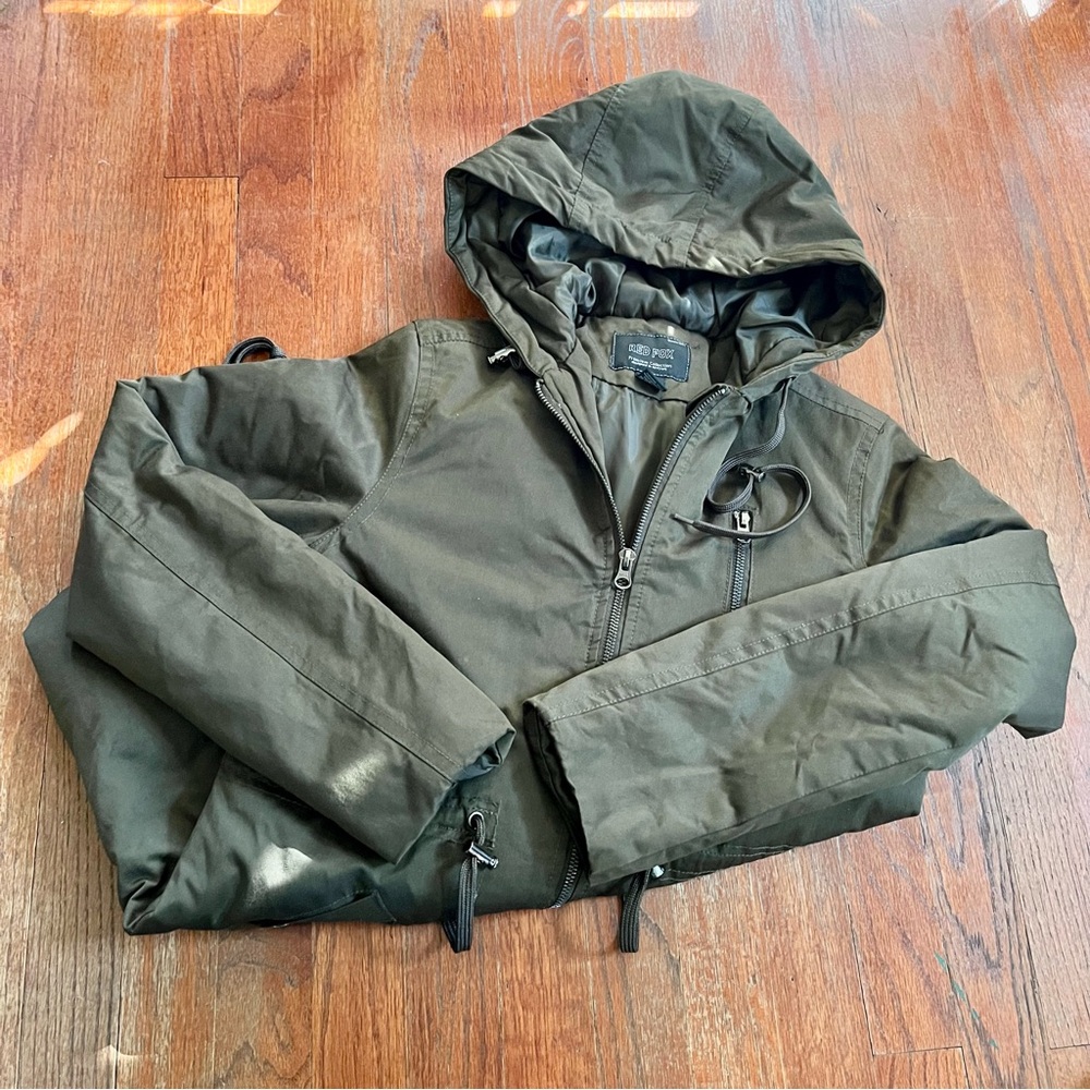 Olive Hooded Jacket